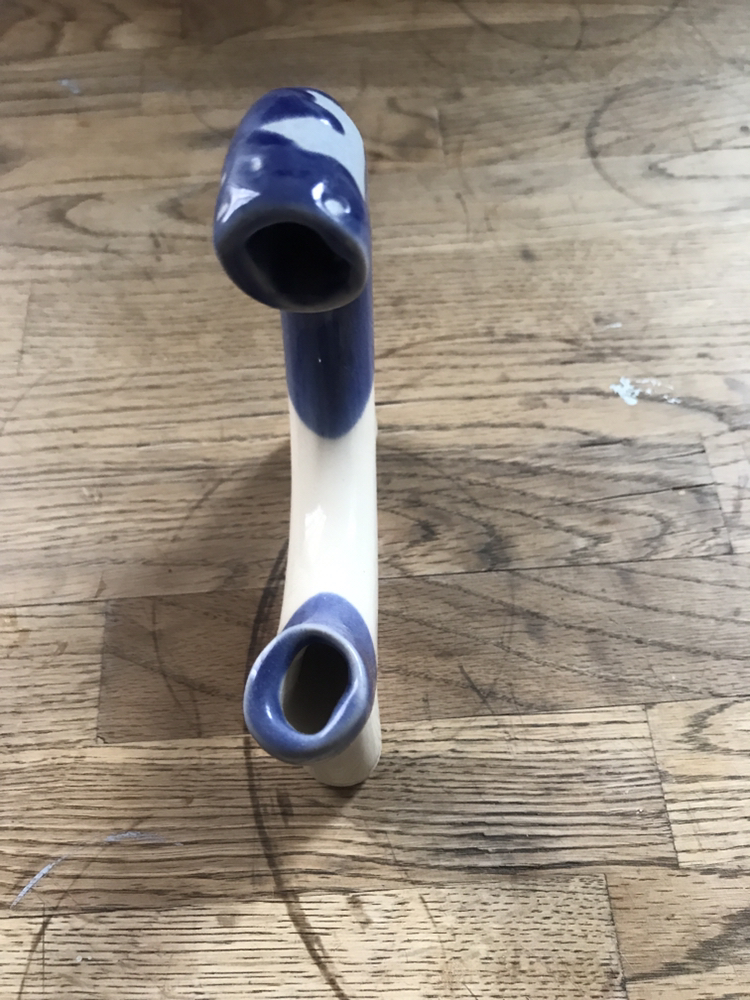 Beautiful Handmade Crescent Vase image indicator(3)