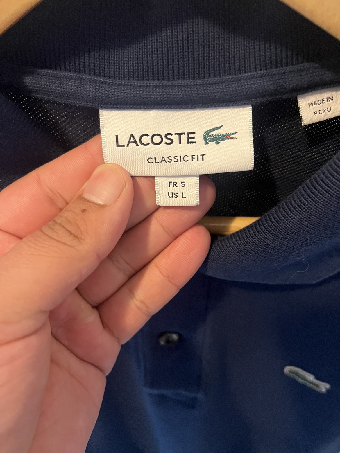 Navy Lacoste polo - photo 3