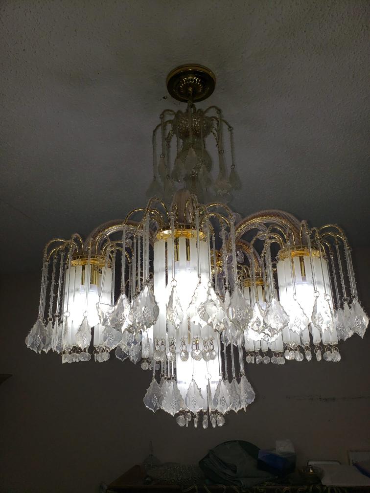 Chandeliers and Corner Light Stand