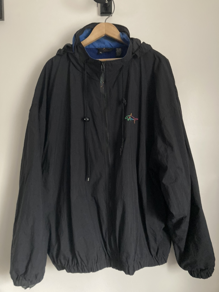 🥕Greg Norman Black Windbreaker thumbnail