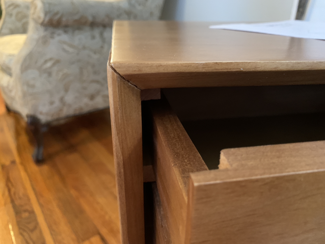 Mid-Century Bedside Table Nightstand - photo 4