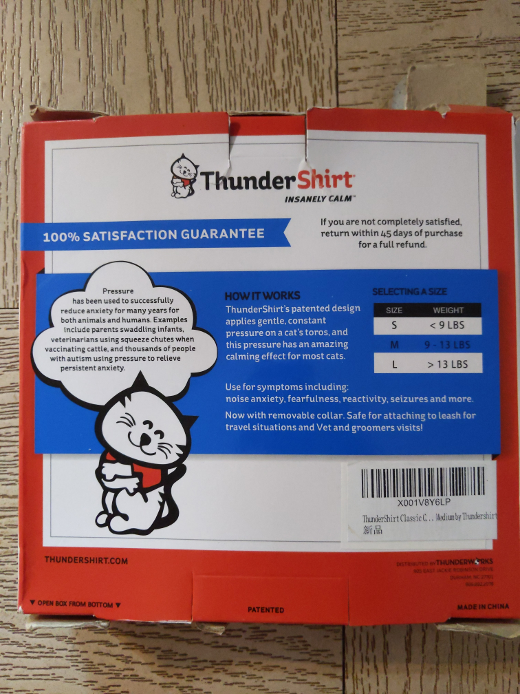Thunder Shirt for Cats - photo 2