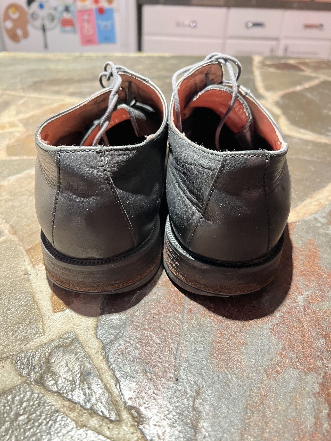 Vintage Black Leather Shoes (Men’s 11)(IFC) image indicator(4)