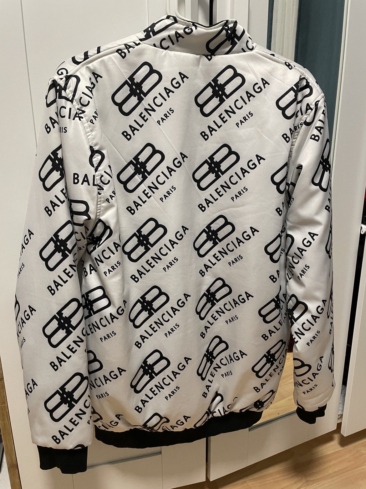 Balenciaga All Over Logo Unisex Jacket - photo 2