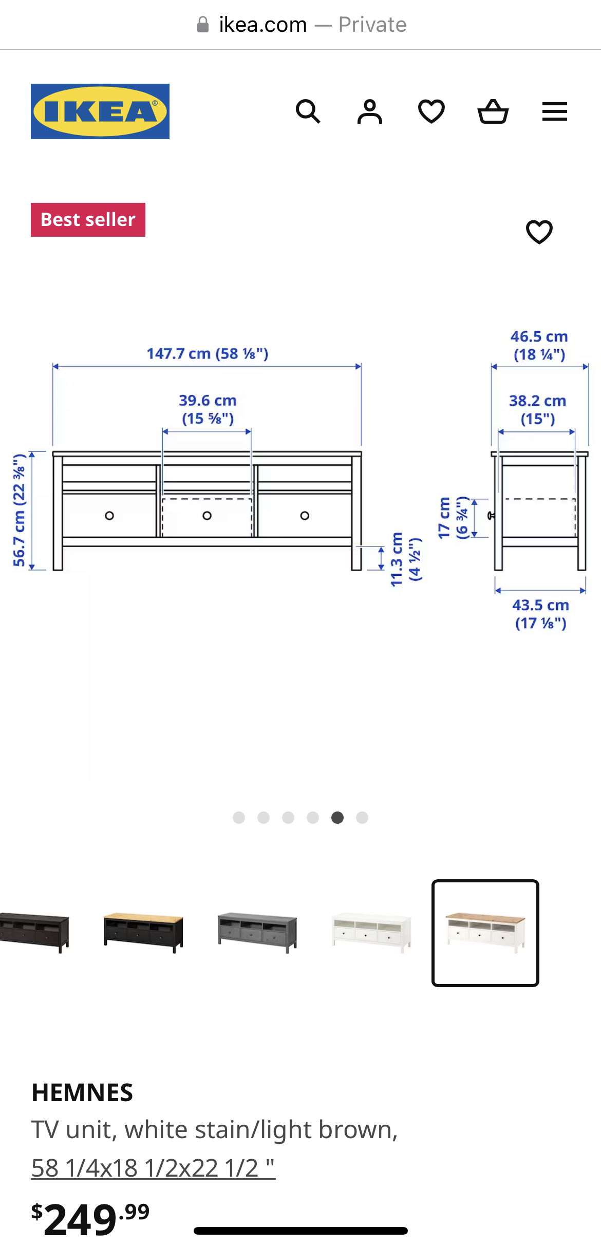 IKEA TV Console - photo 4