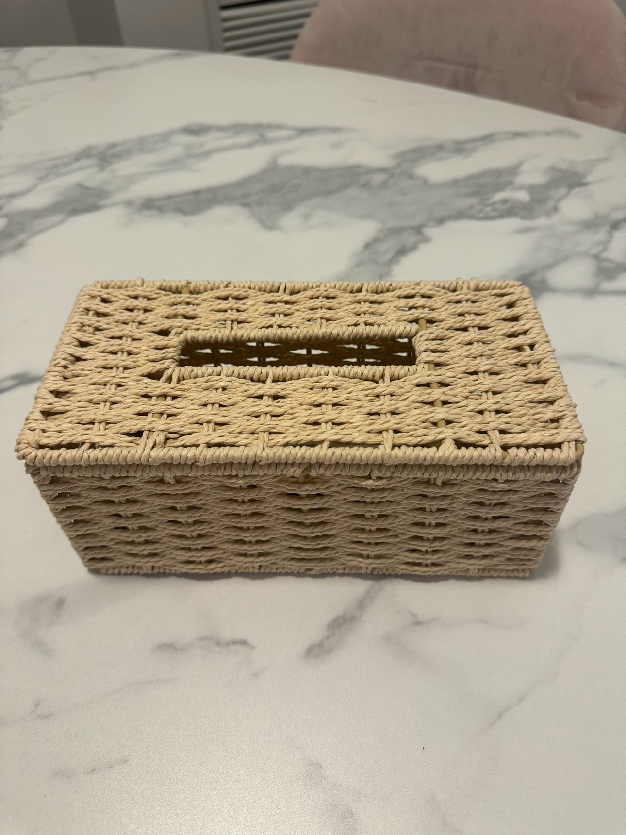 Wicker tissue box - tissue holder thumbnail