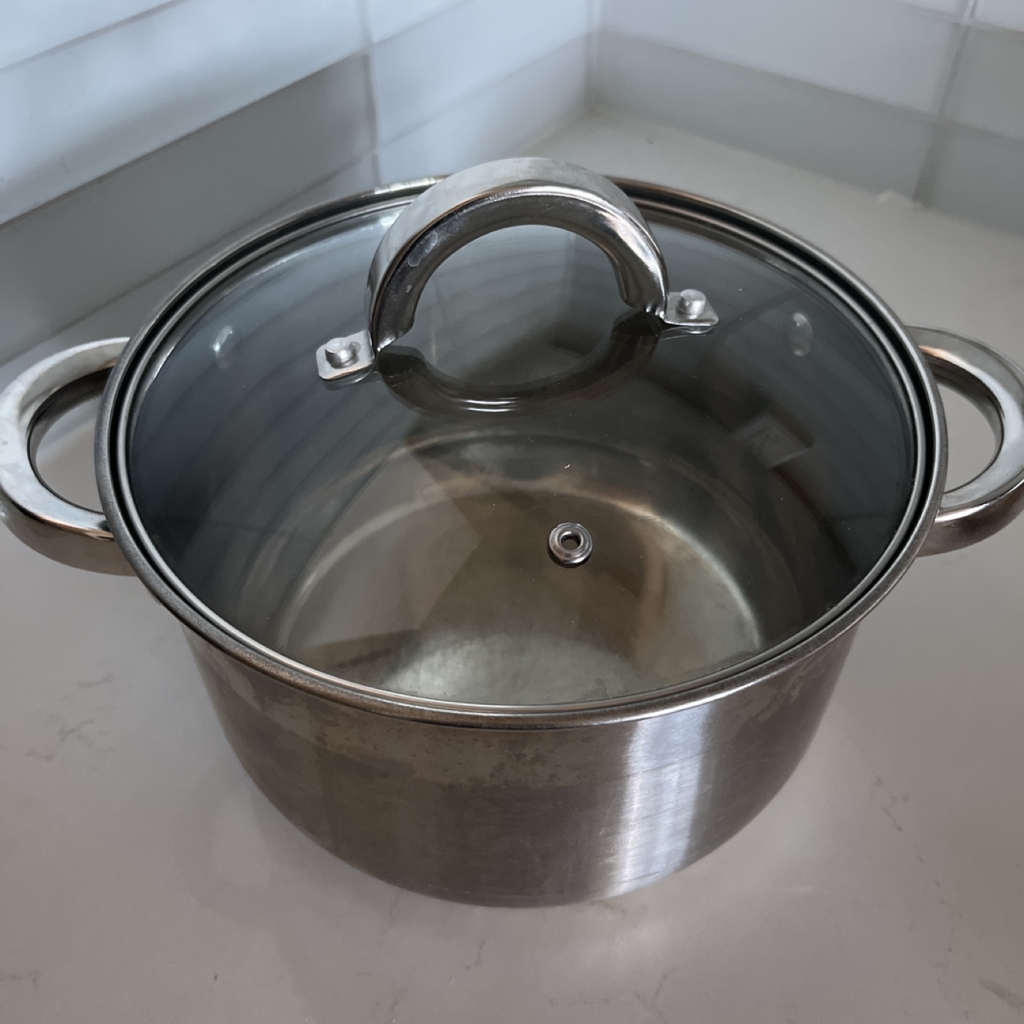 stainless steel pot
