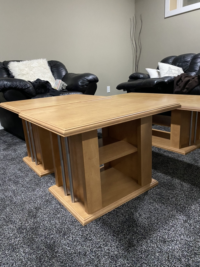 Coffee table & two matching end tables - photo 4