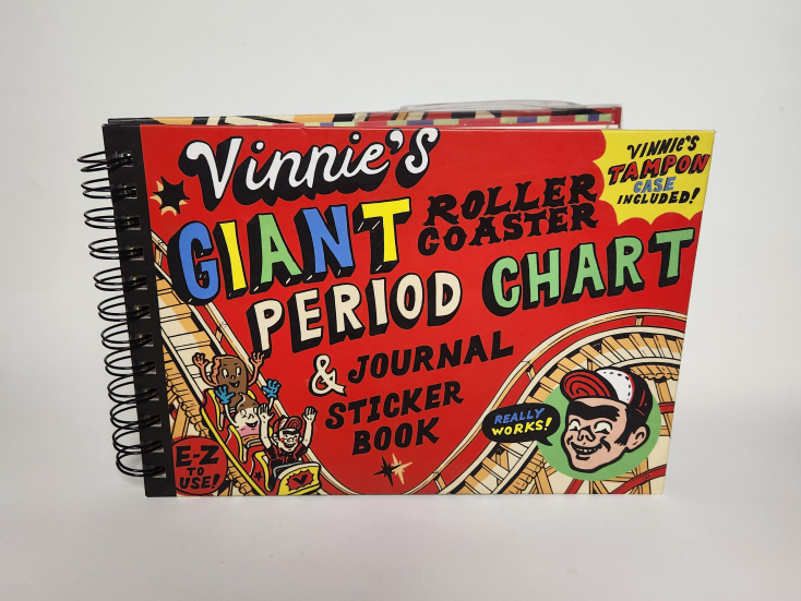Vinnie's Period Chart Journal/Sticker Book - Rare