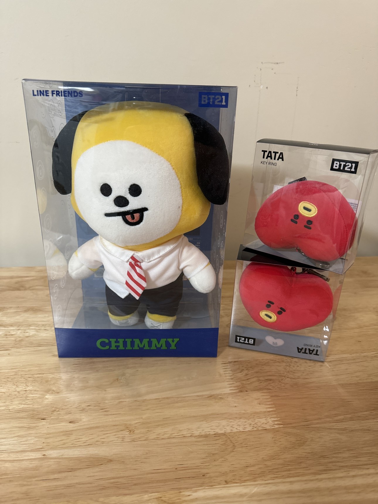 BTS BT21 doll and keychain plush