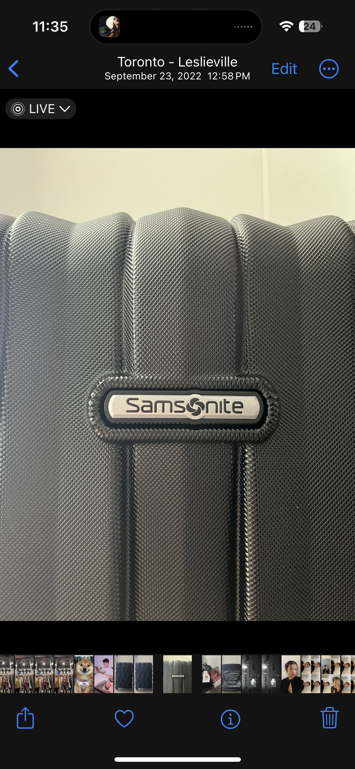 LIKE NEW SAMSONITE PRESTIGE 3D (medium) luggage - photo 2