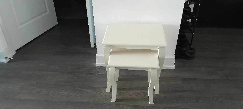 Cream nest of tables