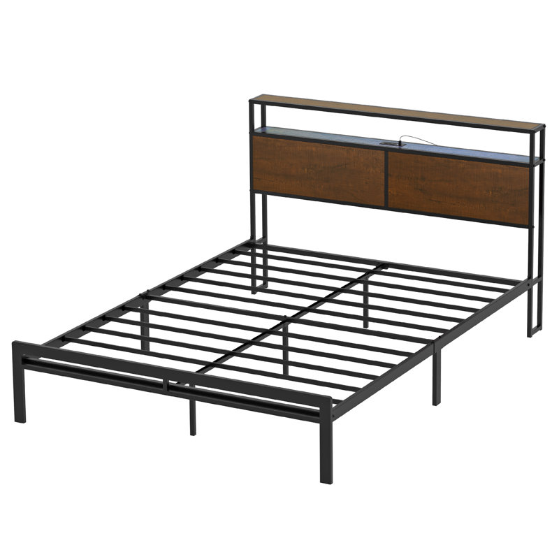 New Queen Bed Frame With Lights - Closed Box - photo 4