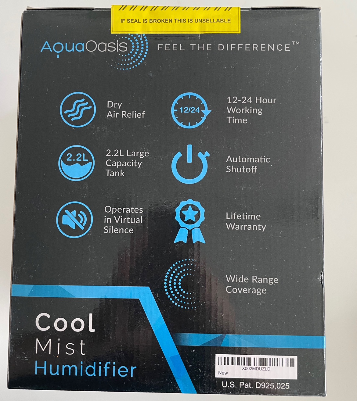 Aqua oasis Cool Mist Humidifier - photo 2