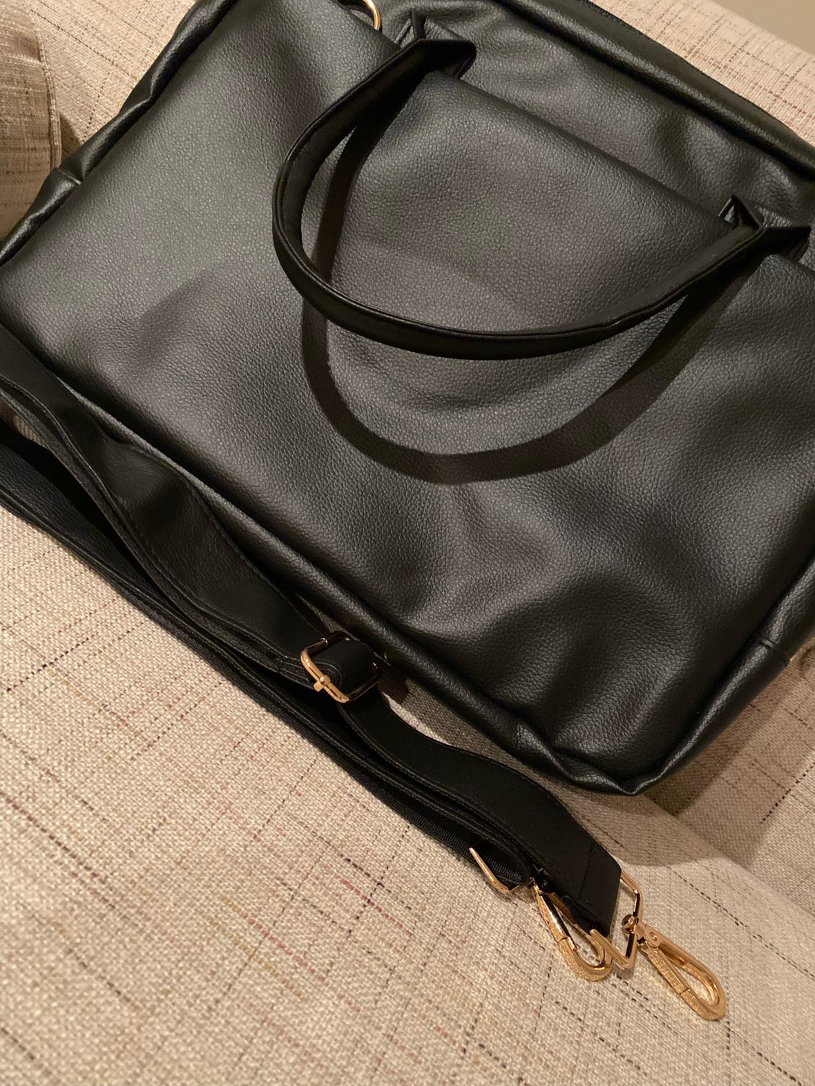 New never used faux leather laptop bag with accessories - photo 2