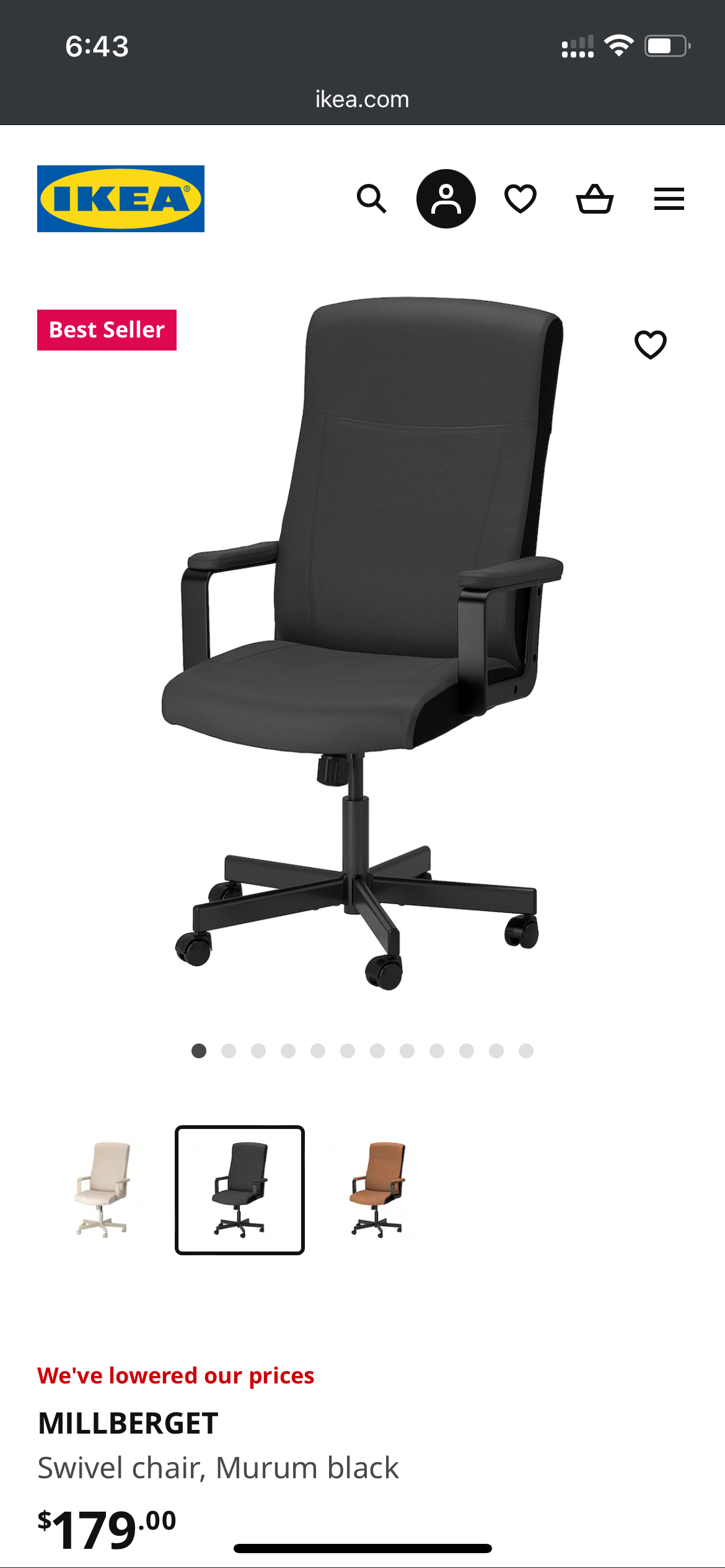 IKEA desk and chair - photo 3