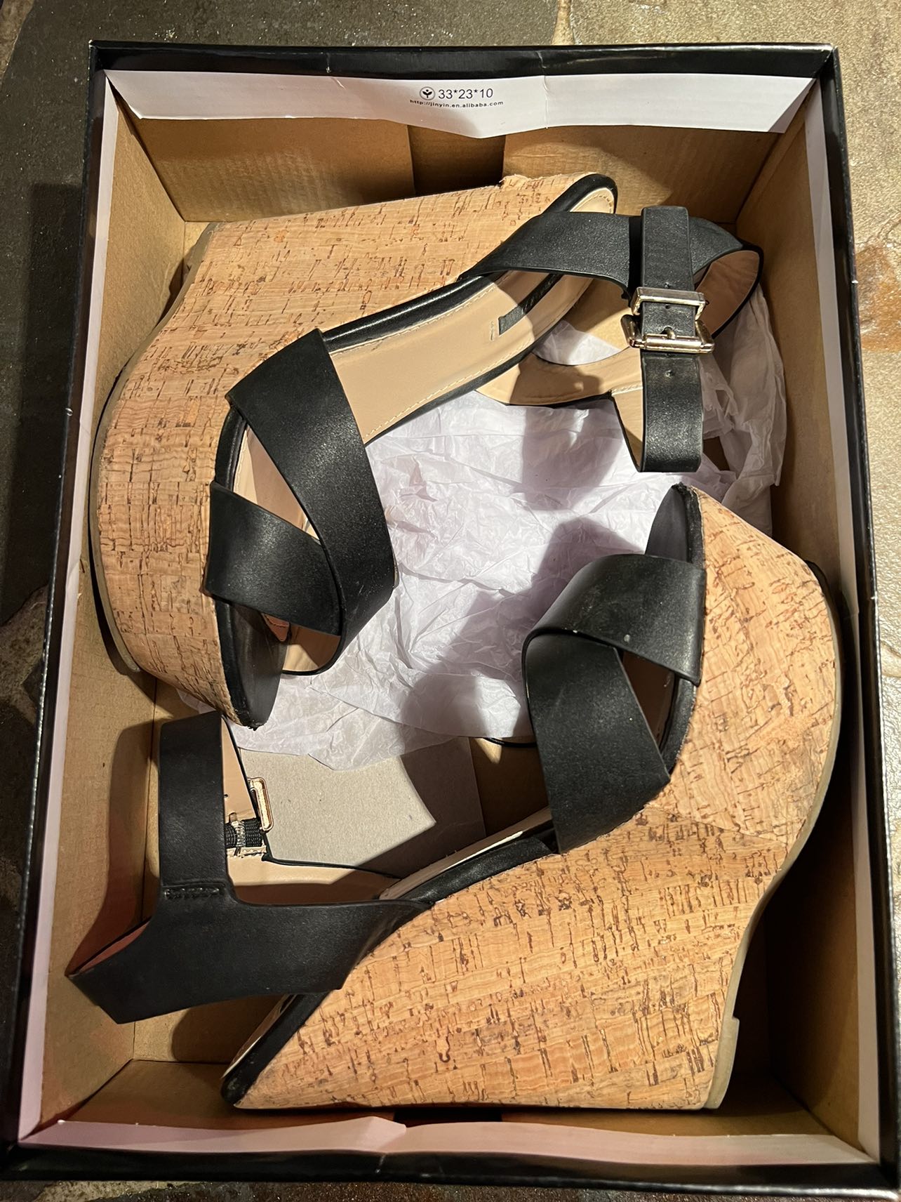 Forever 21 Jenine Sandal Wedges (Women’s 8)(LNIB) image indicator(6)