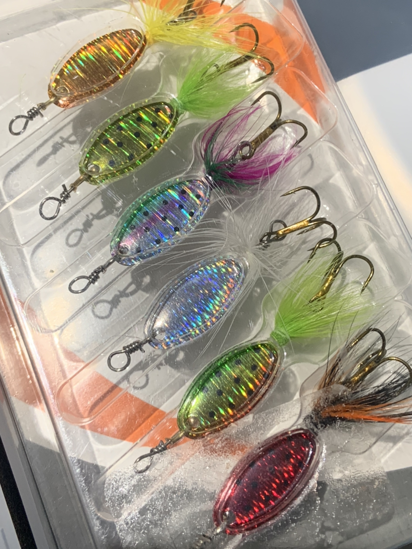 Fishing lures and box all new thumbnail