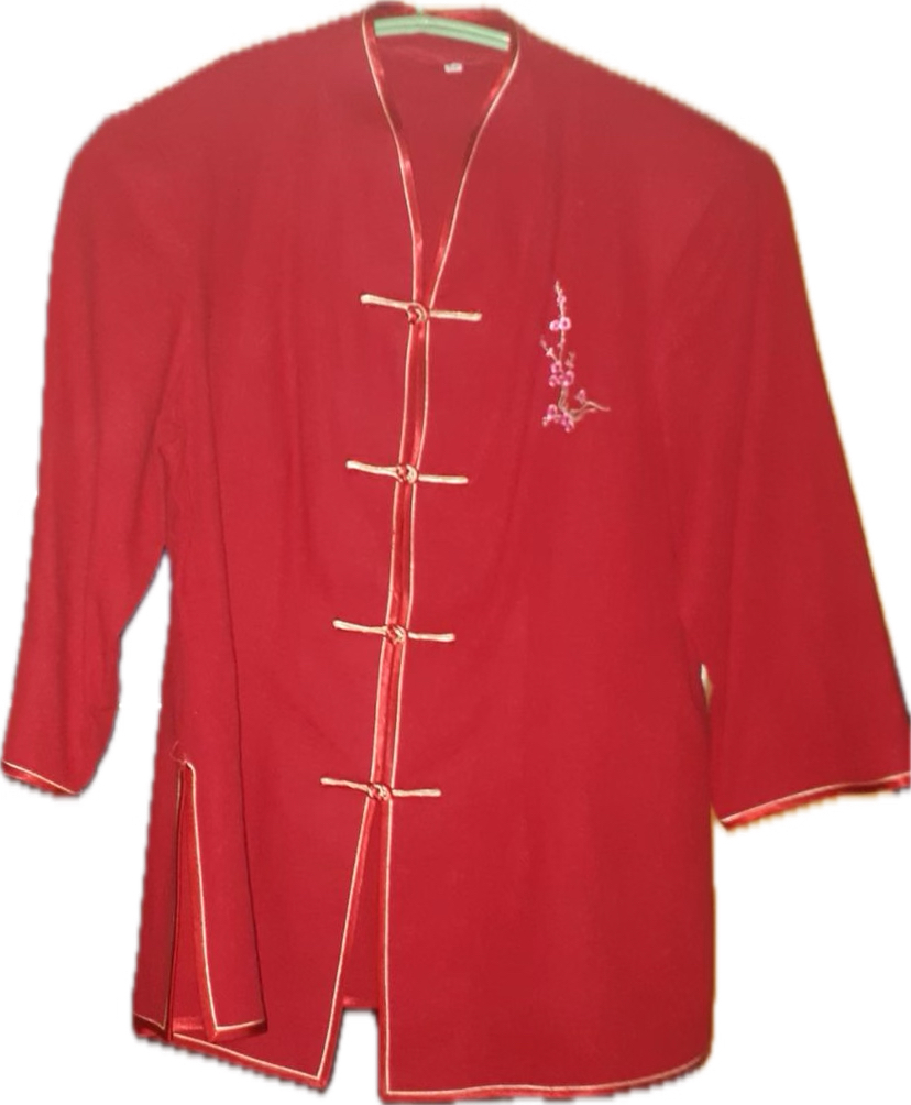 Traditional Chinese embroidered martial arts sportswear