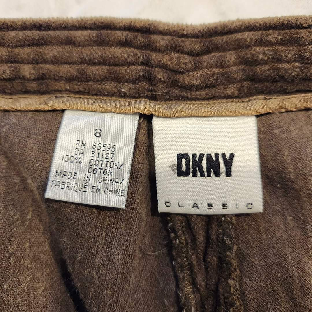 #Vintage DKNY. Wide Wale Corduroy Pants. #XS, #S image indicator(3)