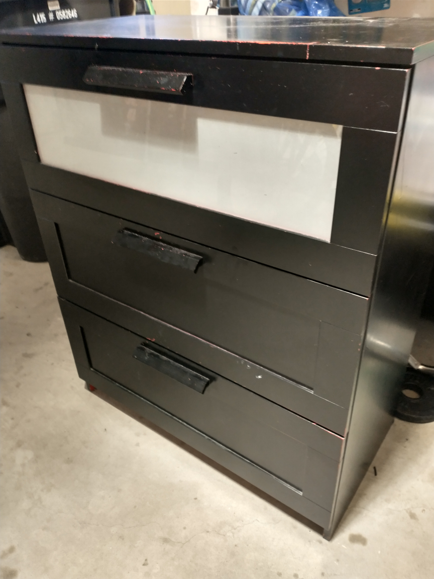 BRIMNES3-drawer chest Ikea - Black