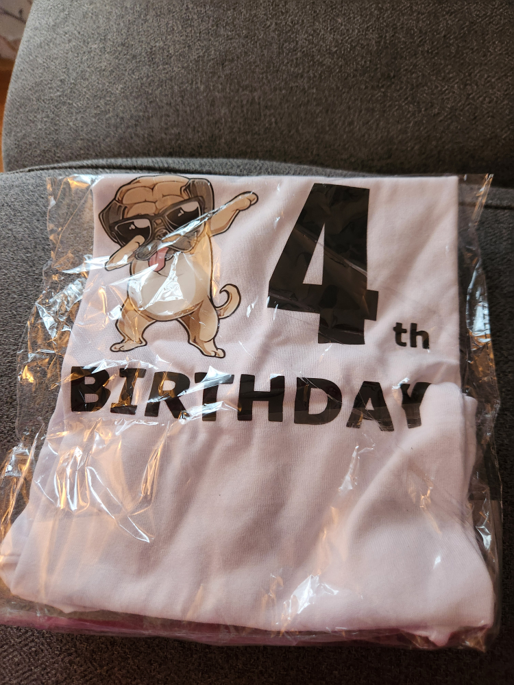 4th Birthday tshirt thumbnail
