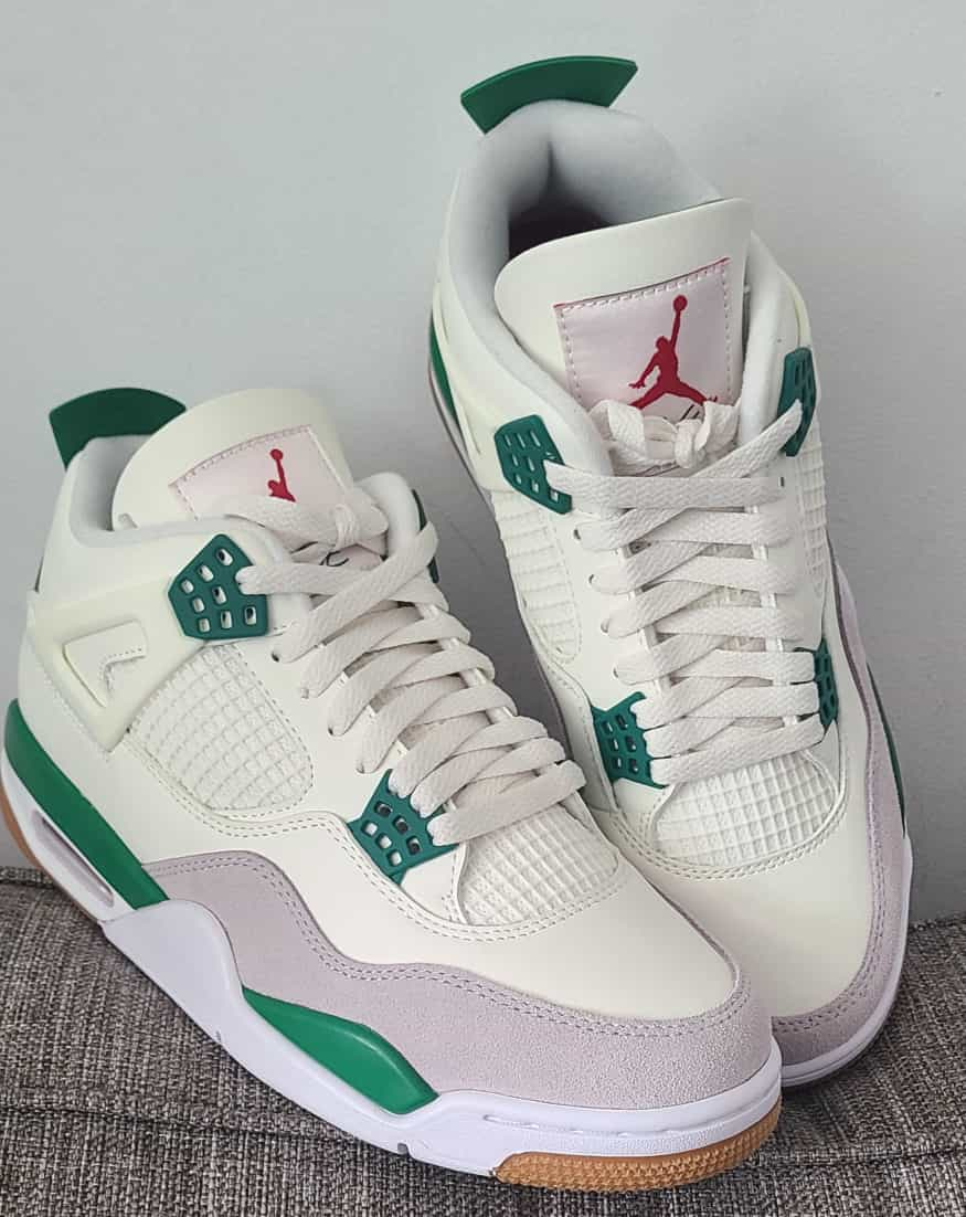 Jordan Retro 4 Pine Green shoe Basketball Shoes thumbnail