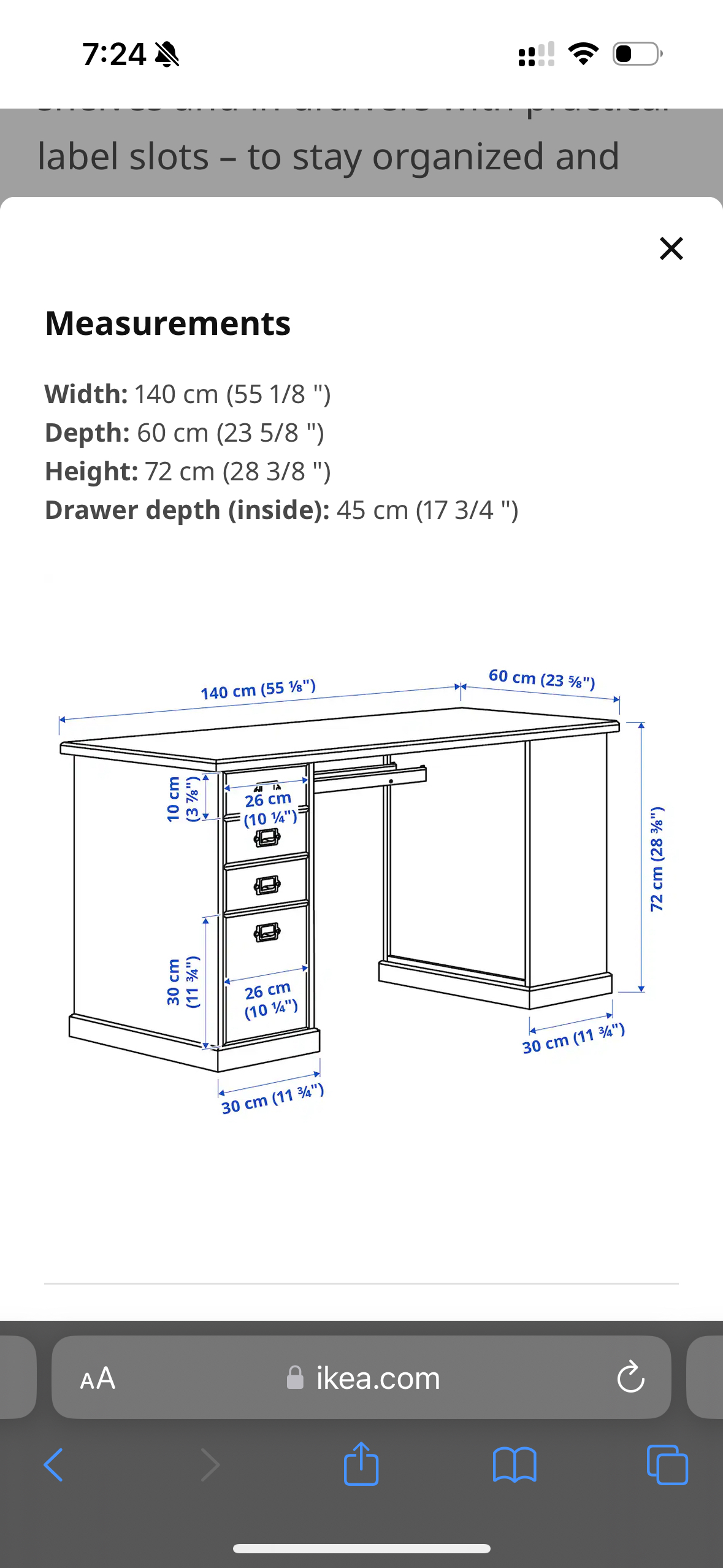 Ikea VEBJÖRN Desk - photo 3