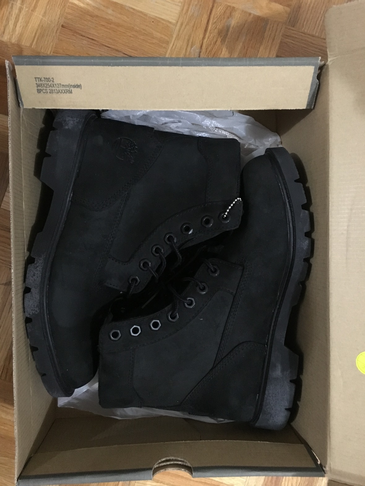 Men’s Black Timberland Boots - size 7 image indicator(2)