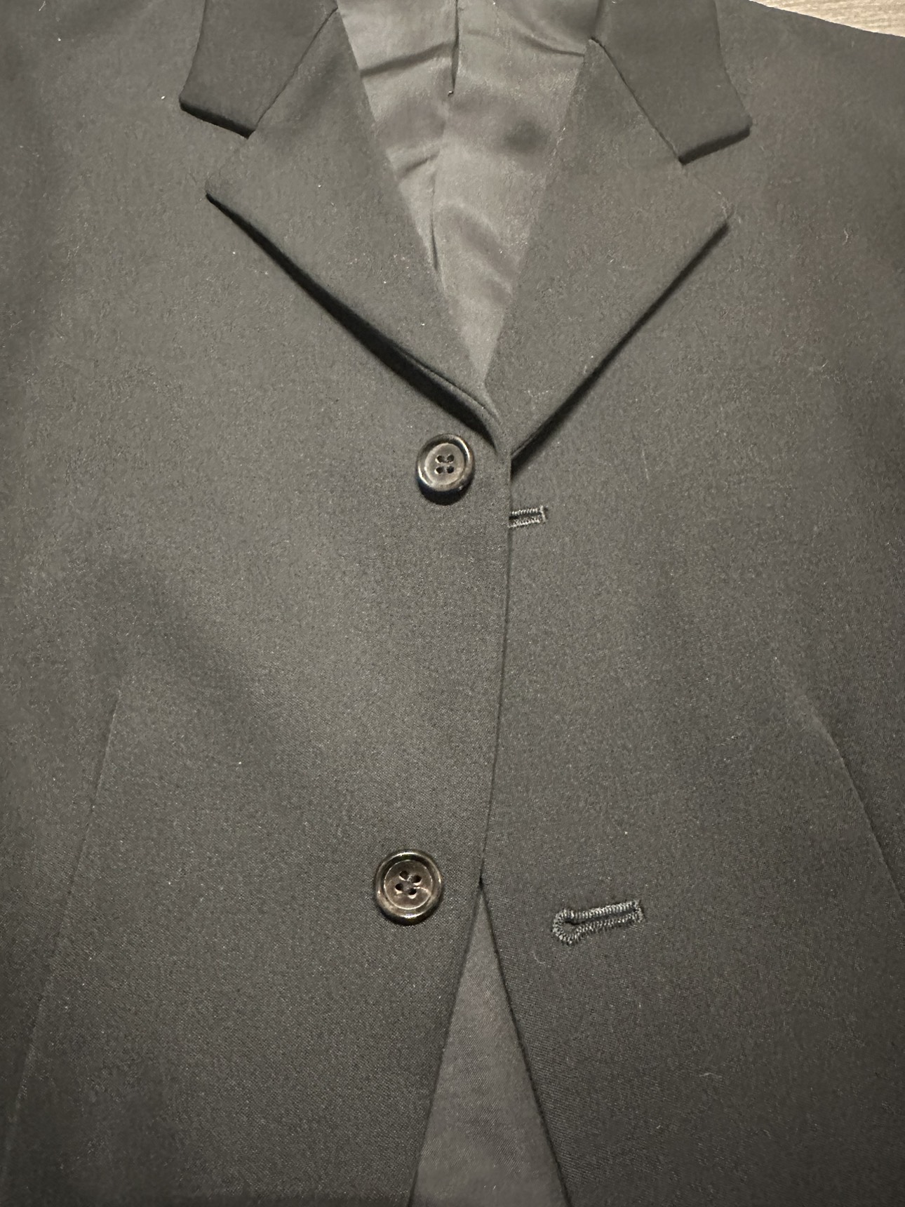 Yohji Yamamoto blazer Black Wool Women Size XS - S Japan image indicator(3)