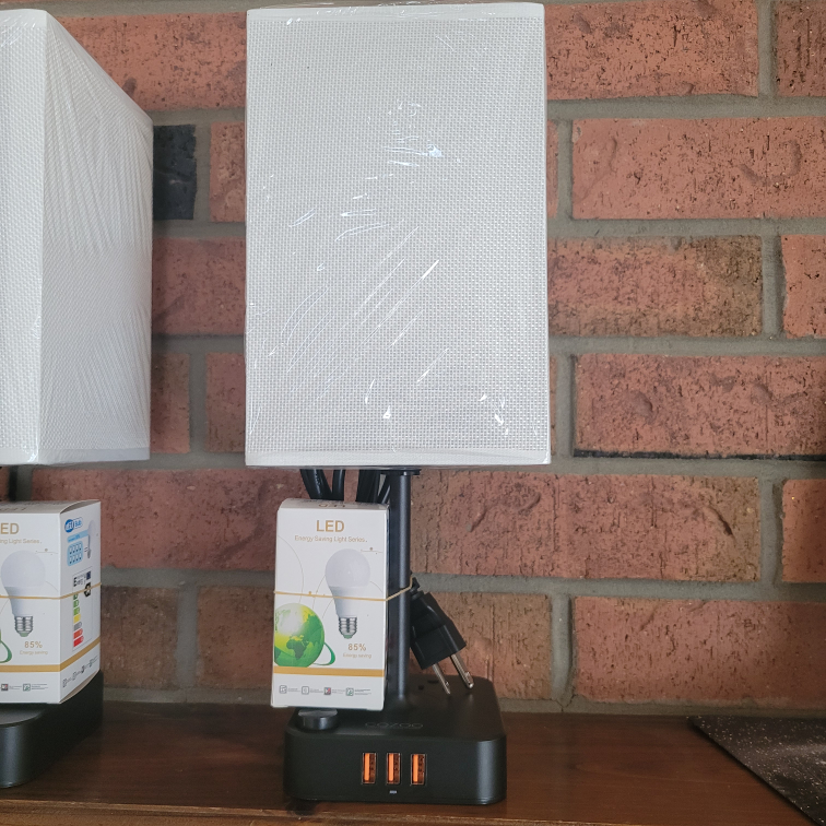 New lamps with USB chargers and extra outlets - photo 2