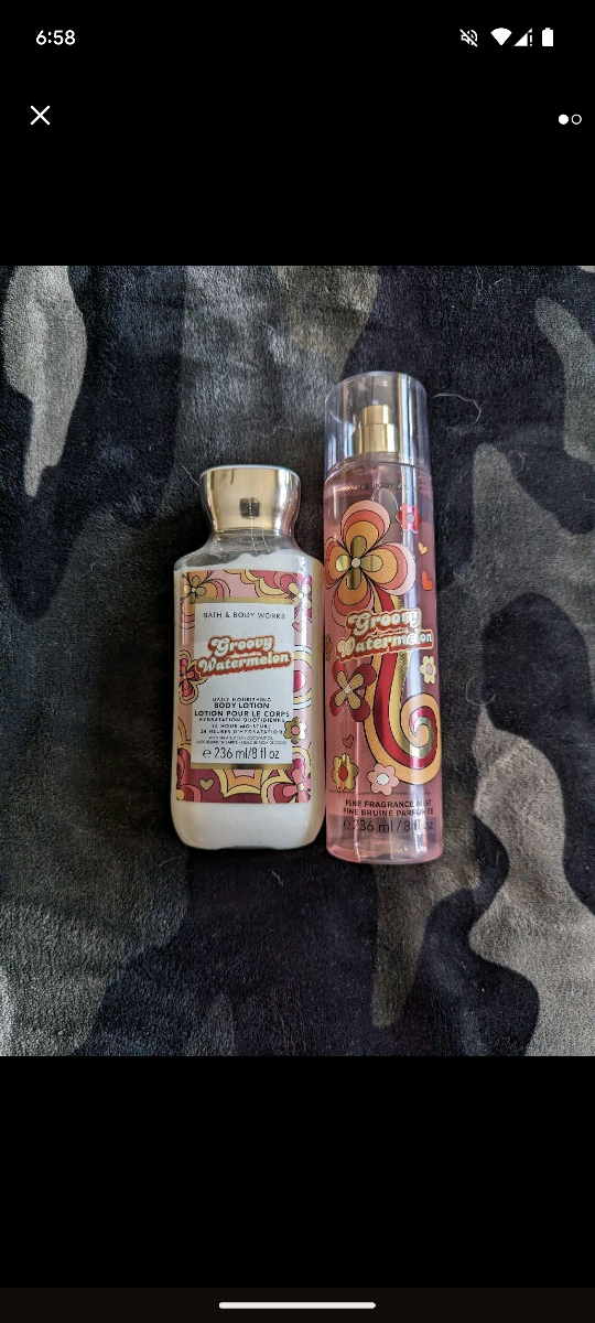 Bath and body works mist and body lotion set. thumbnail
