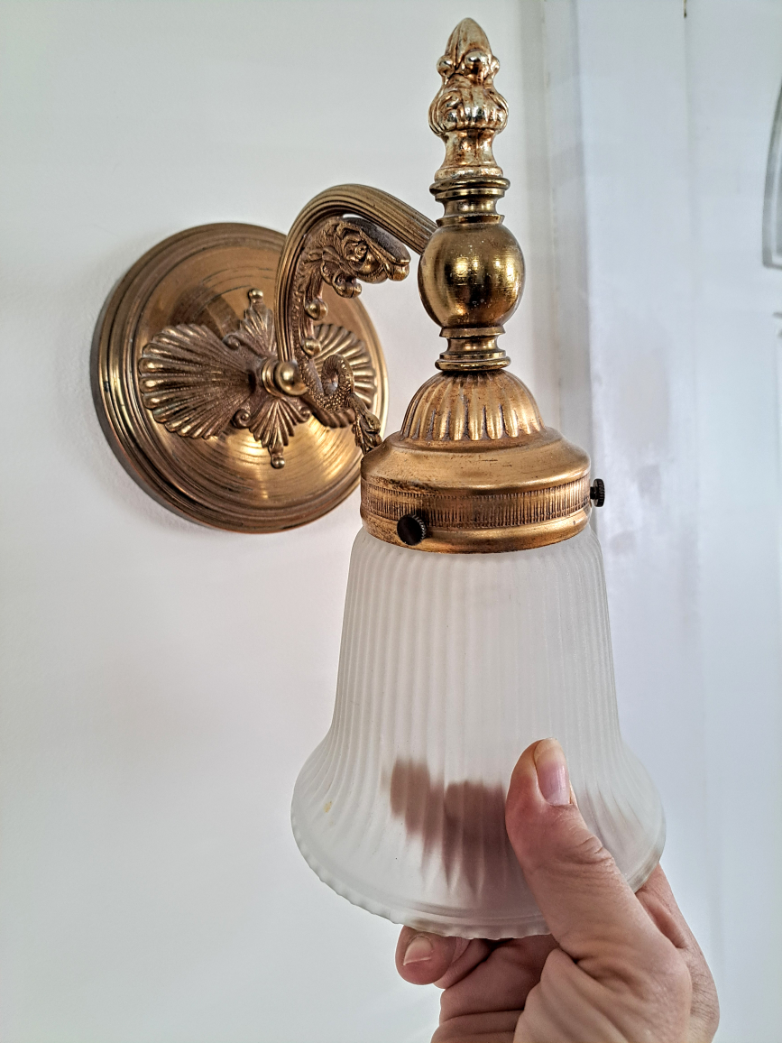 Vintage Brass Sconces (1930-1940) image indicator(4)