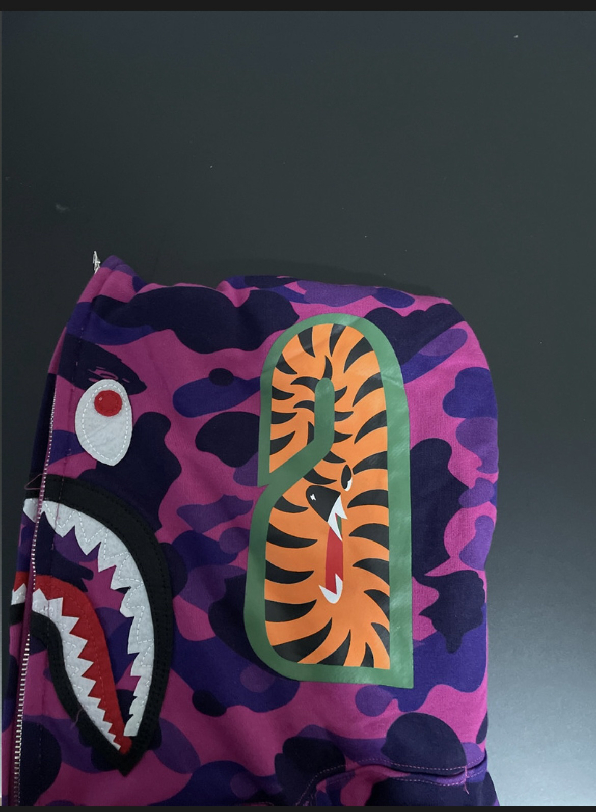 Purple Bape Shark Zipup image indicator(4)
