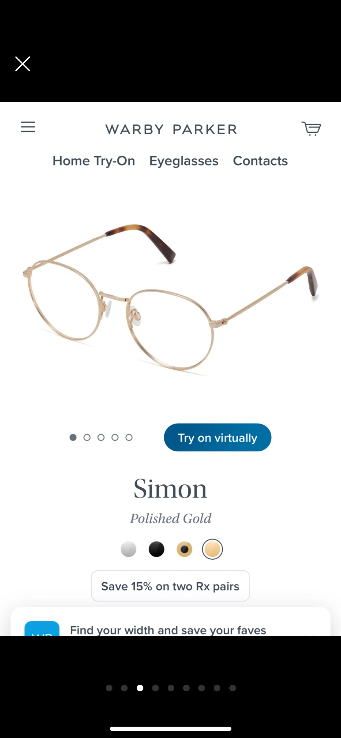 Warby Parker image indicator(4)