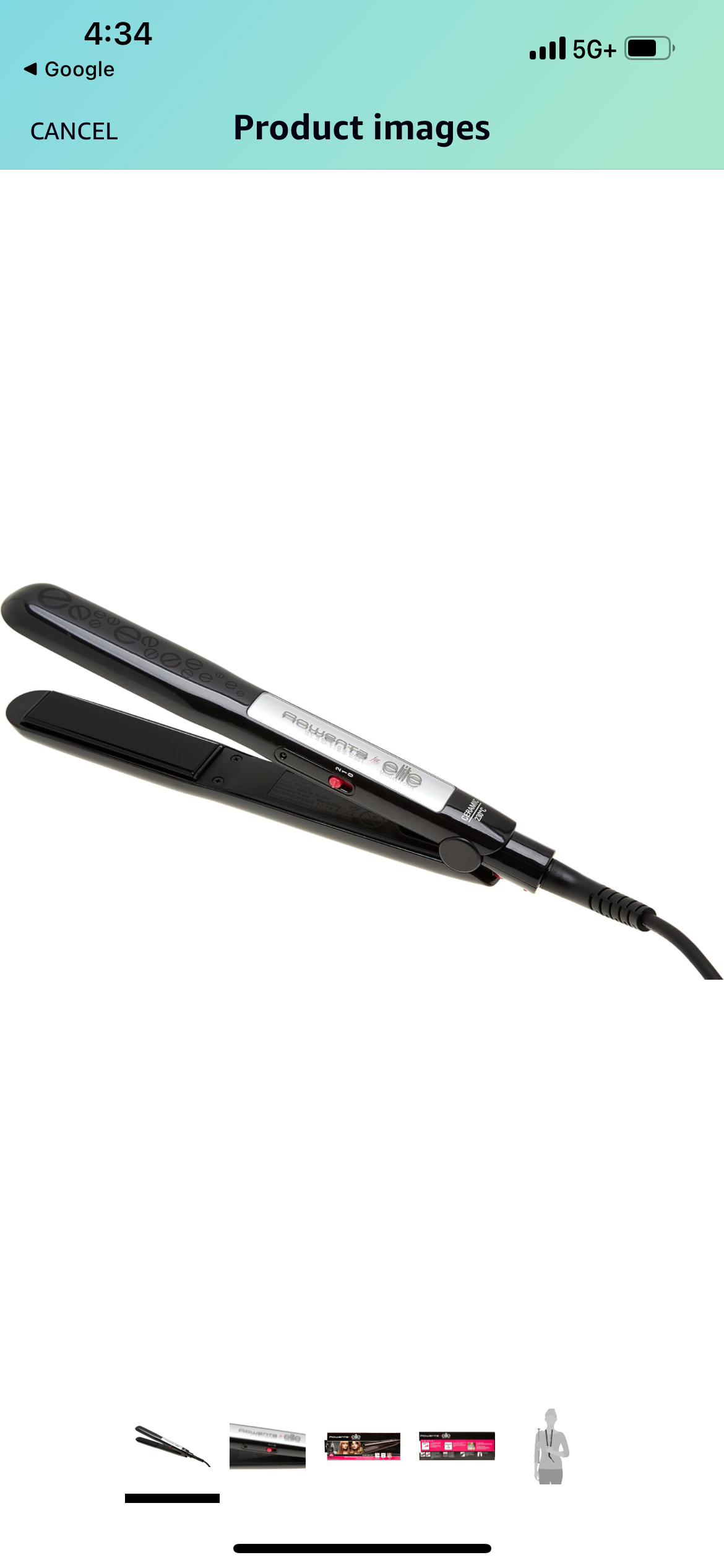 Rowenta Elite Hair Straightener - photo 2