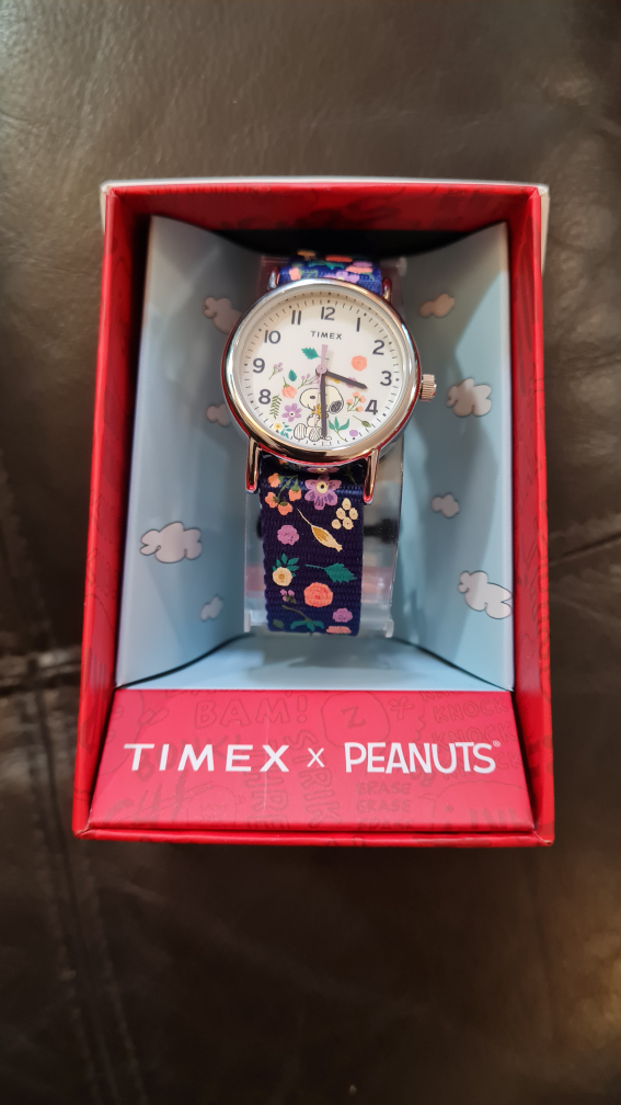 timex peanuts watch