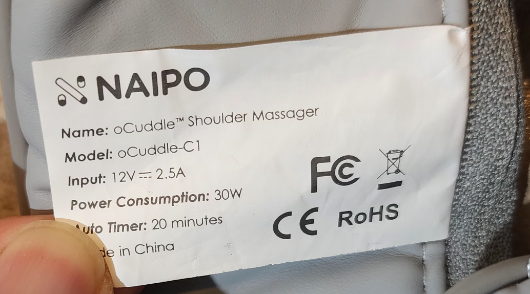 Naipo Back&Neck Massager - photo 4