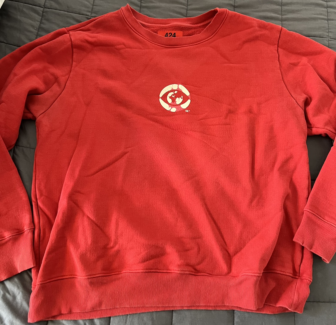 424 Men’s Red Big Brother Sweater Size XL thumbnail