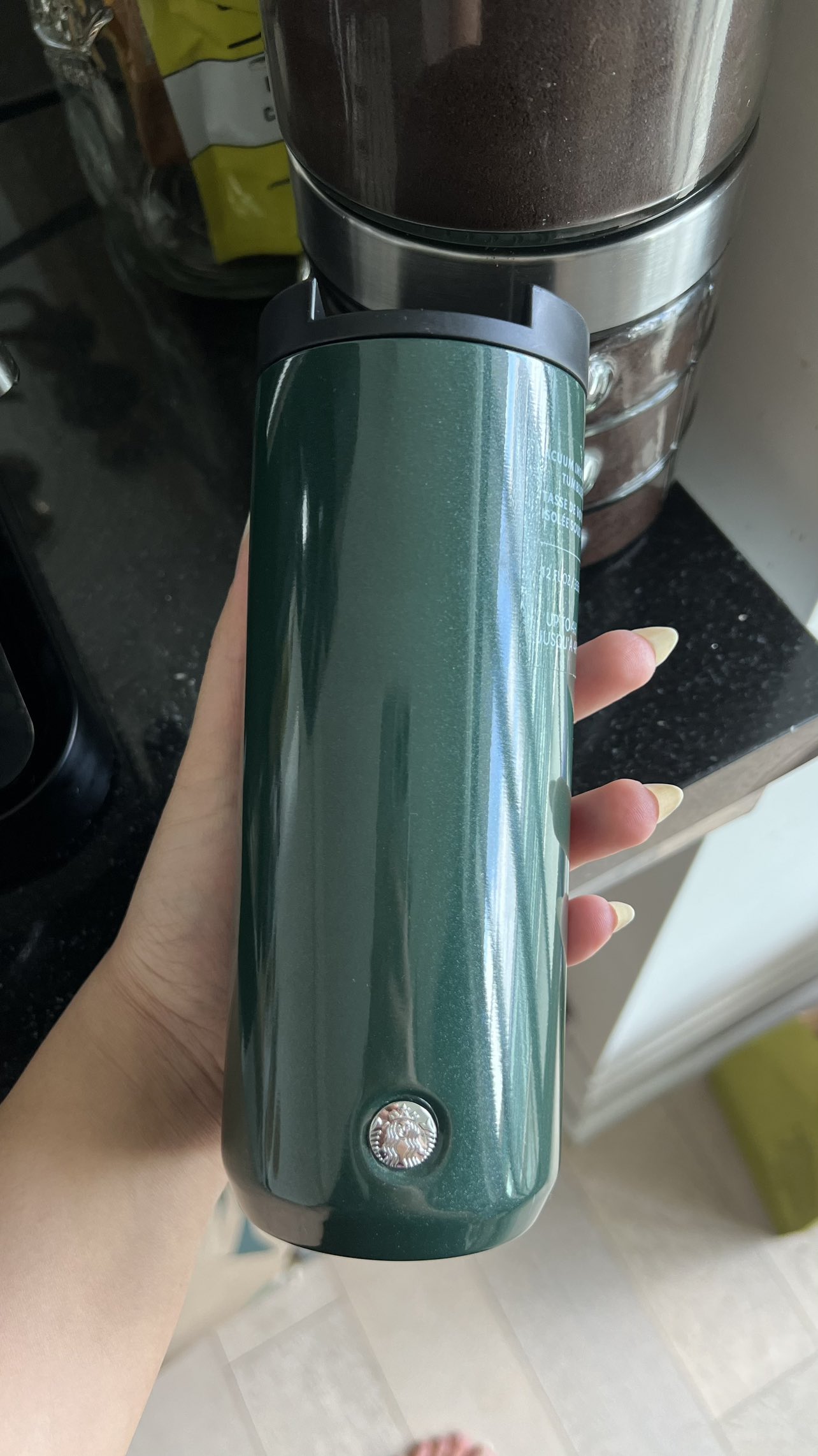 Starbucks Dark Green Tumbler thumbnail