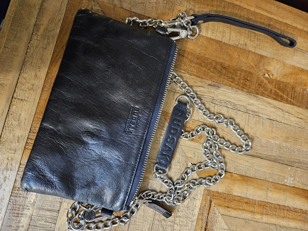 Rudsak real leather clutch. never used image indicator(2)