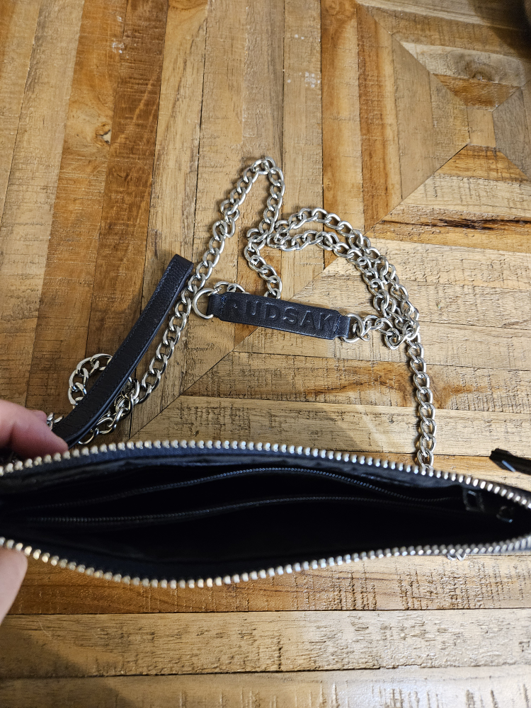 Rudsak real leather clutch. never used image indicator(3)