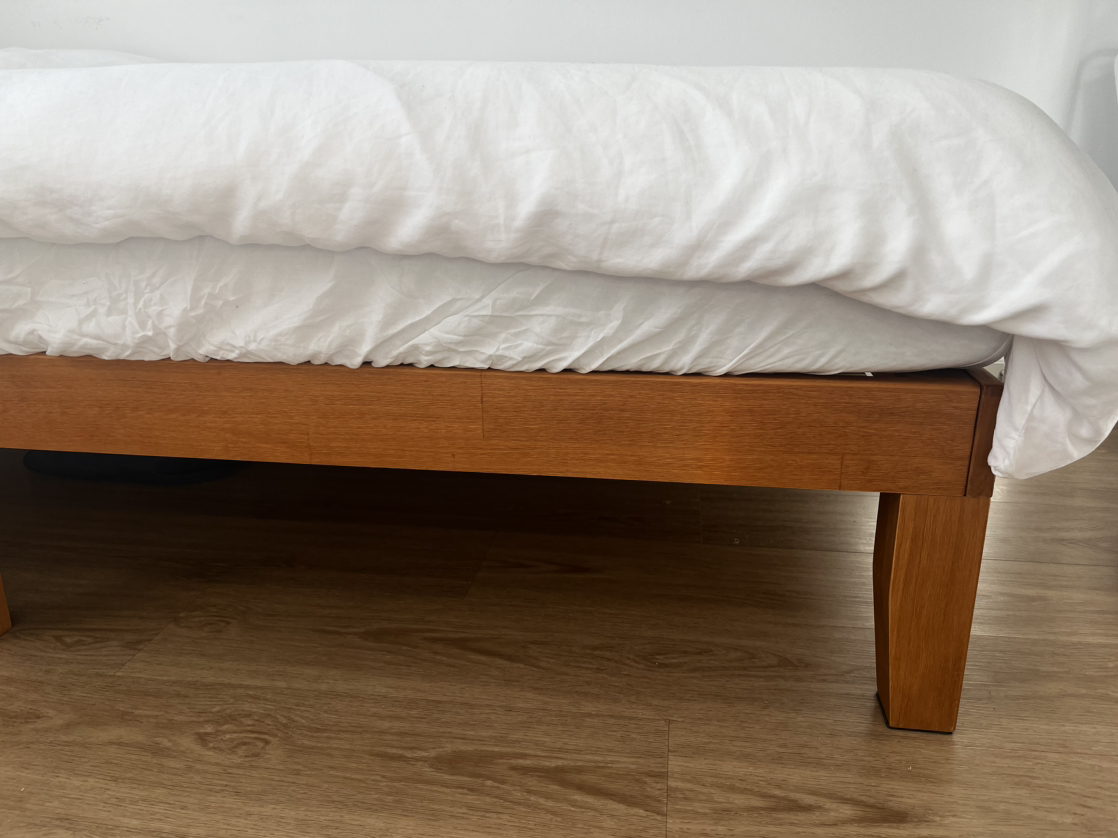 Twin bed frame w/ mattress, blanket set(MUJI) - photo 3