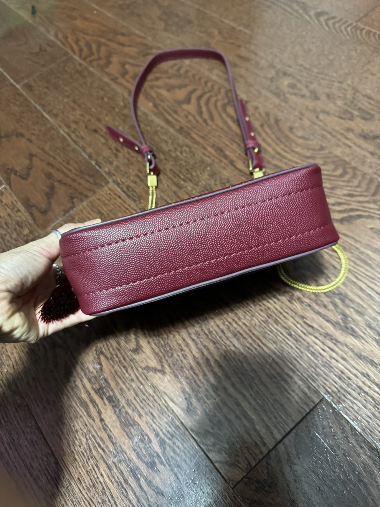 [NEVER USED] Burgundy crossbody bag image indicator(3)