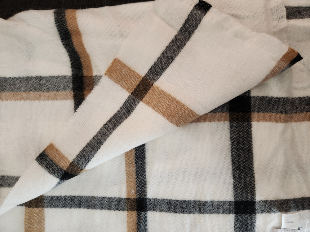 #freecycle **NEW Girls/Womens Plaid Blanket Scarf** - photo 2