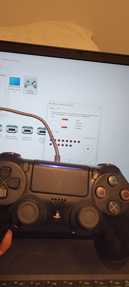 Authentic Playstation 4 Dualshock Controller and 2 Games image indicator(3)