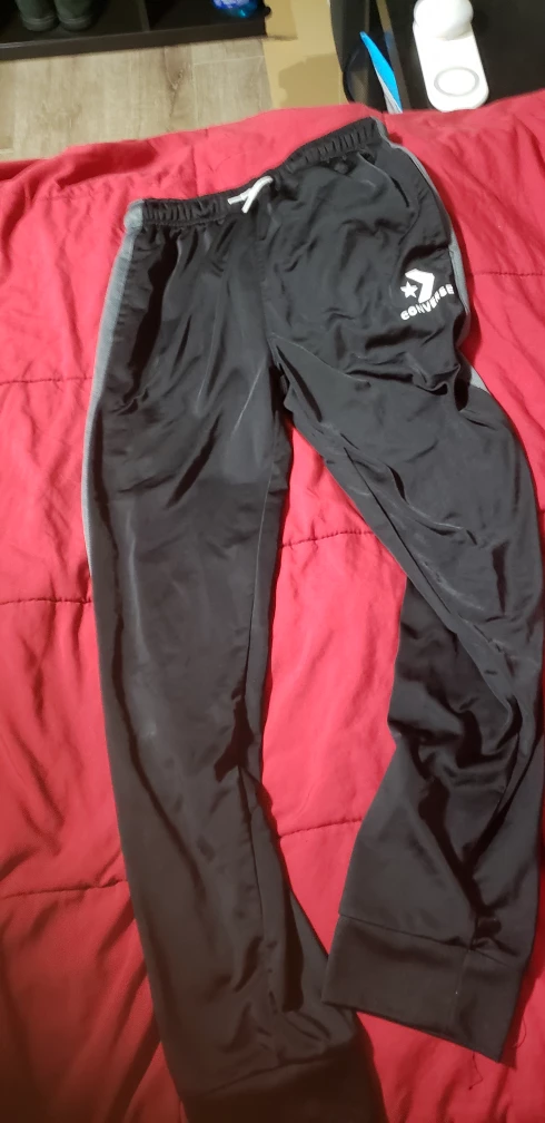 $5  boy converse track pants (L) (12/13 yrs)