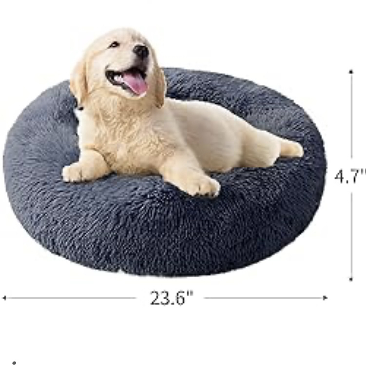 Fluffy Donut Pet Bed - photo 5