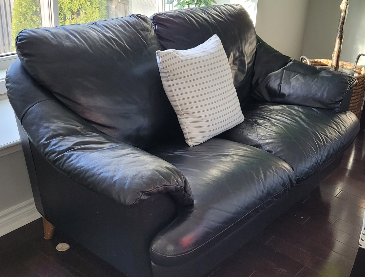 Leather Loveseat thumbnail
