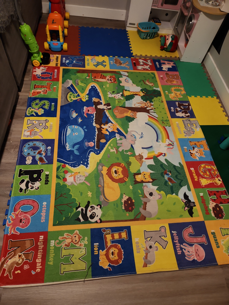 kids alphabet rug
